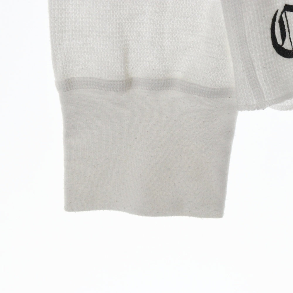 CHROME HEARTS(クロムハーツ) OLD FLRL CRS Logo L/S Tee サーマル フローラル クロスロゴ 長袖Tシャツ ホワイト