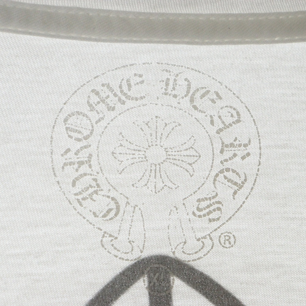 CHROME HEARTS(クロムハーツ) Honolulu CH PLS L/S TEE ホノルル限定 CHプラスプリント長袖カットソー 長袖Tシャツ ロングスリーブカットソー ロンT ホワイト