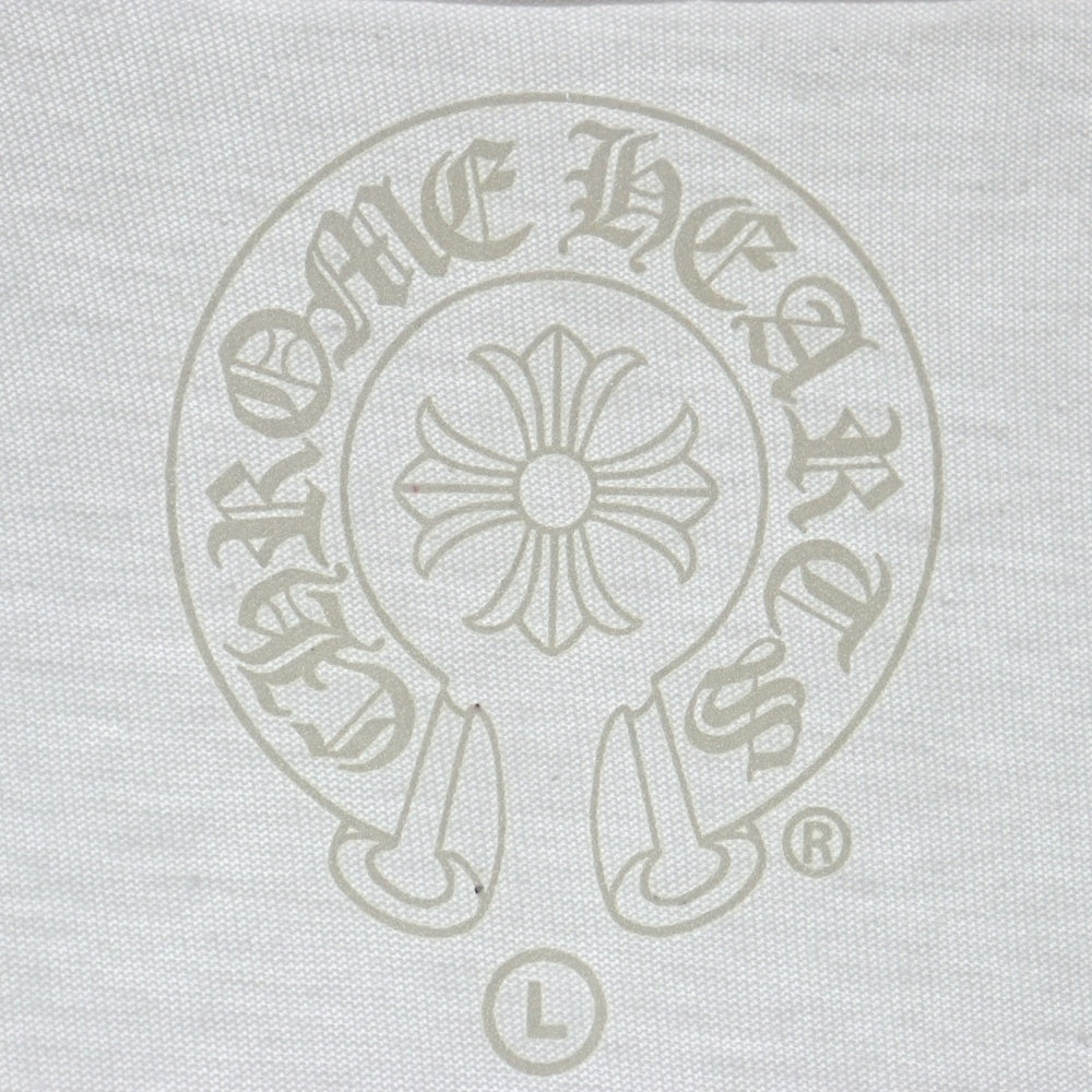 CHROME HEARTS(クロムハーツ) Horseshoe L/S Tee ホースシューロングスリーブ長袖Tシャツ ホワイト
