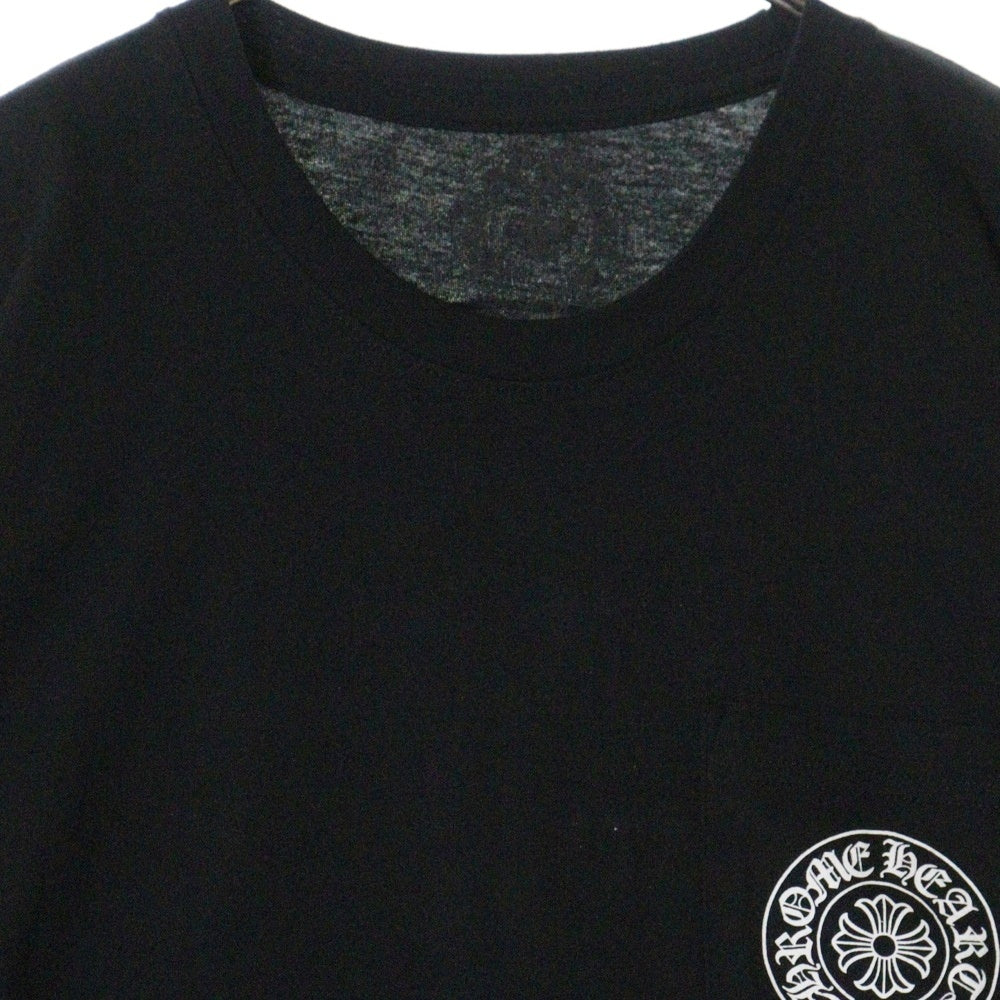 CHROME HEARTS(クロムハーツ) Horseshoe Tee ホースシューロゴ クルーネック半袖Tシャツカットソー ブラック