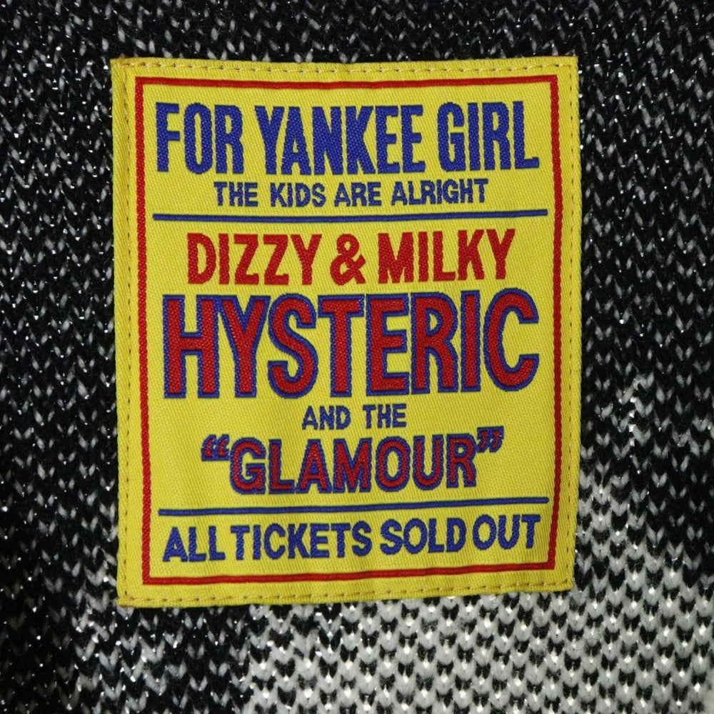 HYSTERIC GLAMOUR(ヒステリックグラマー) MOTOR CITY BABY ジャカード ニット カーディガン ブラック
