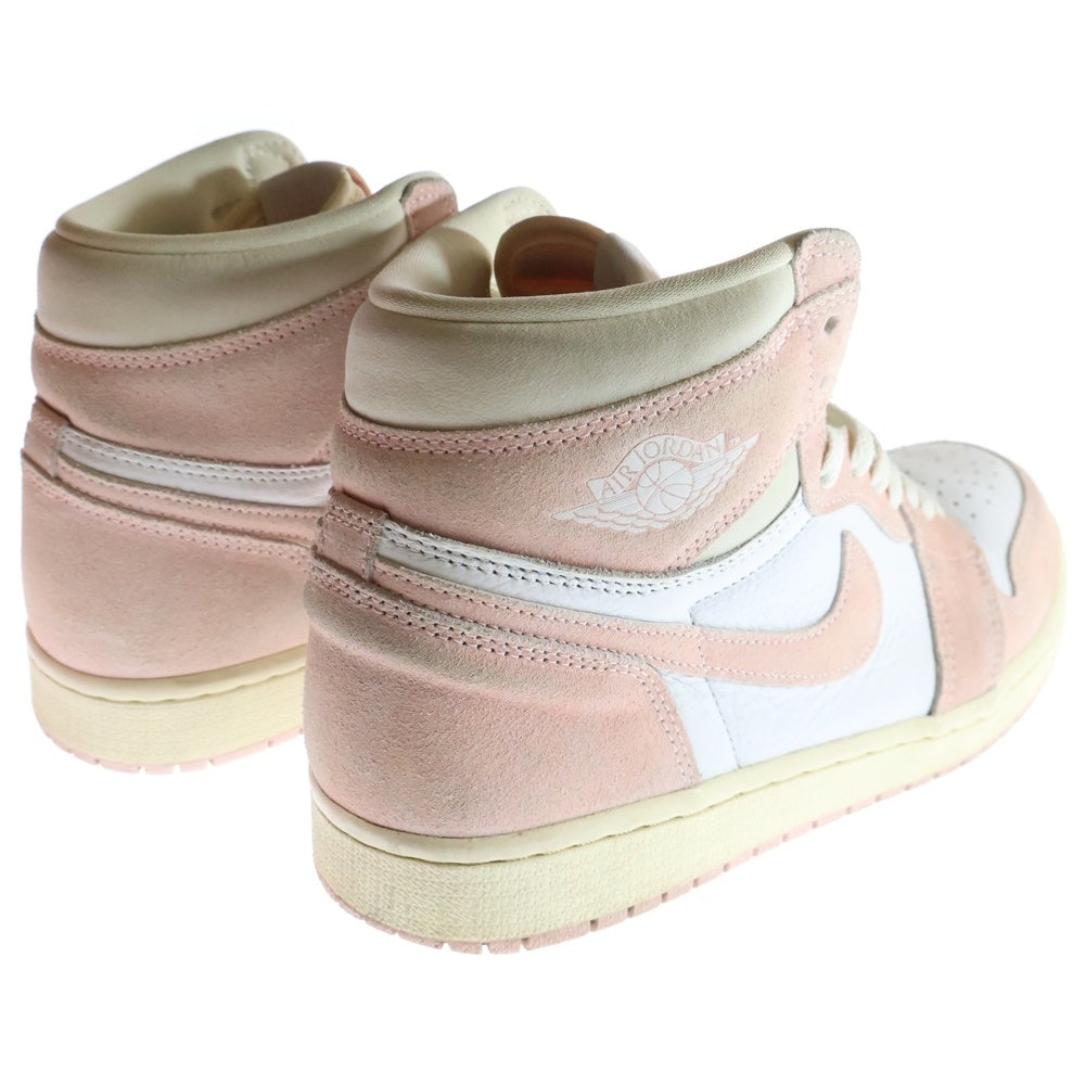 NIKE(ナイキ) WMNS AIR JORDAN 1 RETRO HIGH OG Washed Pink FD2596-600 ウィメンズ エア ジョーダン 1 レトロ ハイ ウォッシュドピンク ハイカットスニーカー US10/27cm