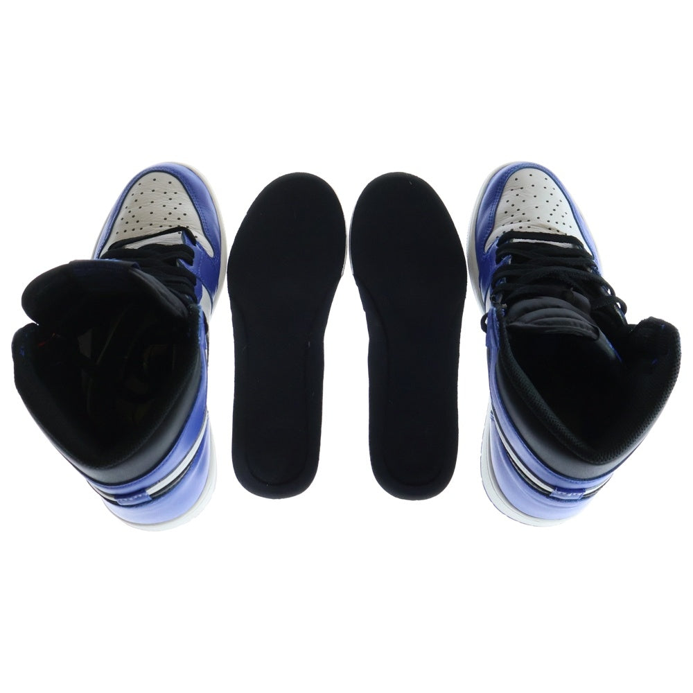 NIKE(ナイキ) AIR JORDAN 1 RETRO HIGH OG GAME ROYAL 555088-403 エアジョーダン1 ゲームロイヤル ハイカットスニーカー ブルー/ホワイト/ブラック US8.5/26.5cm