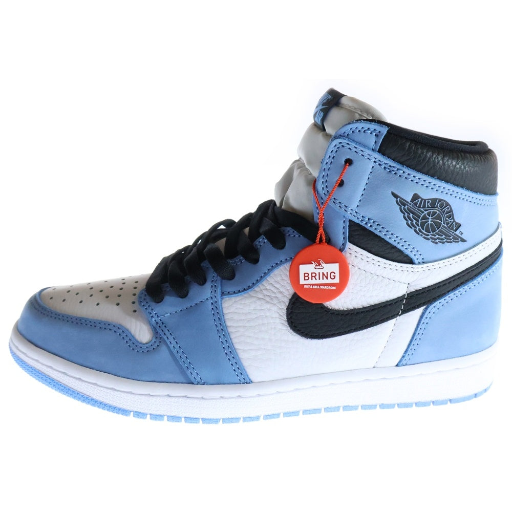 NIKE(ナイキ) AIR JORDAN 1 RETRO HIGH OG UNIVERSITY BLUE 555088-134 エアジョーダン1 ユニバーシティブルー ハイカットスニーカー ブルー/ホワイト US8.5/26.5cm