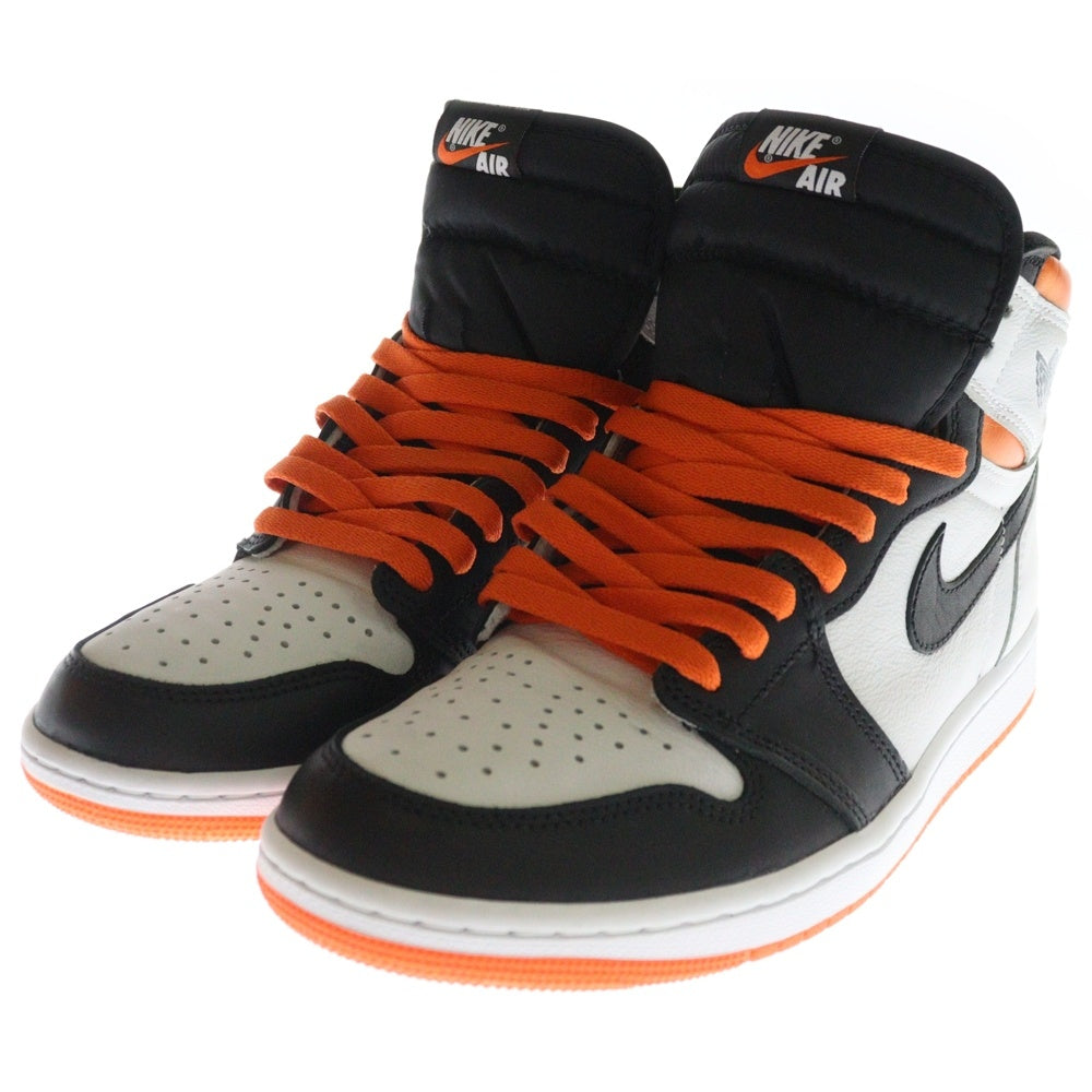 NIKE(ナイキ) AIR JORDAN 1 HIGH OG ELECTRO ORANGE 555088-180 エア ジョーダン 1 ハイ エレクトロオレンジ ハイカットスニーカー ホワイト/オレンジ US8.5/26.5cm