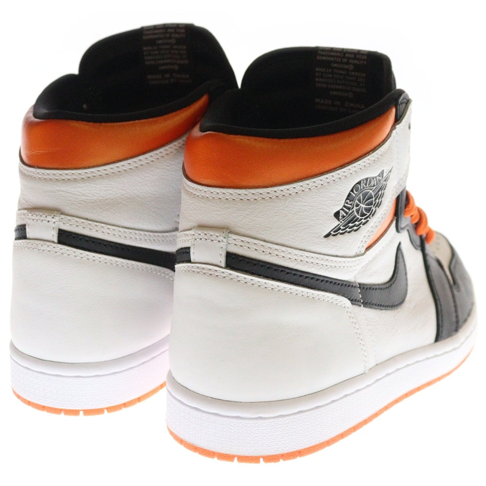 NIKE(ナイキ) AIR JORDAN 1 HIGH OG ELECTRO ORANGE 555088-180 エア ジョーダン 1 ハイ エレクトロオレンジ ハイカットスニーカー ホワイト/オレンジ US8.5/26.5cm