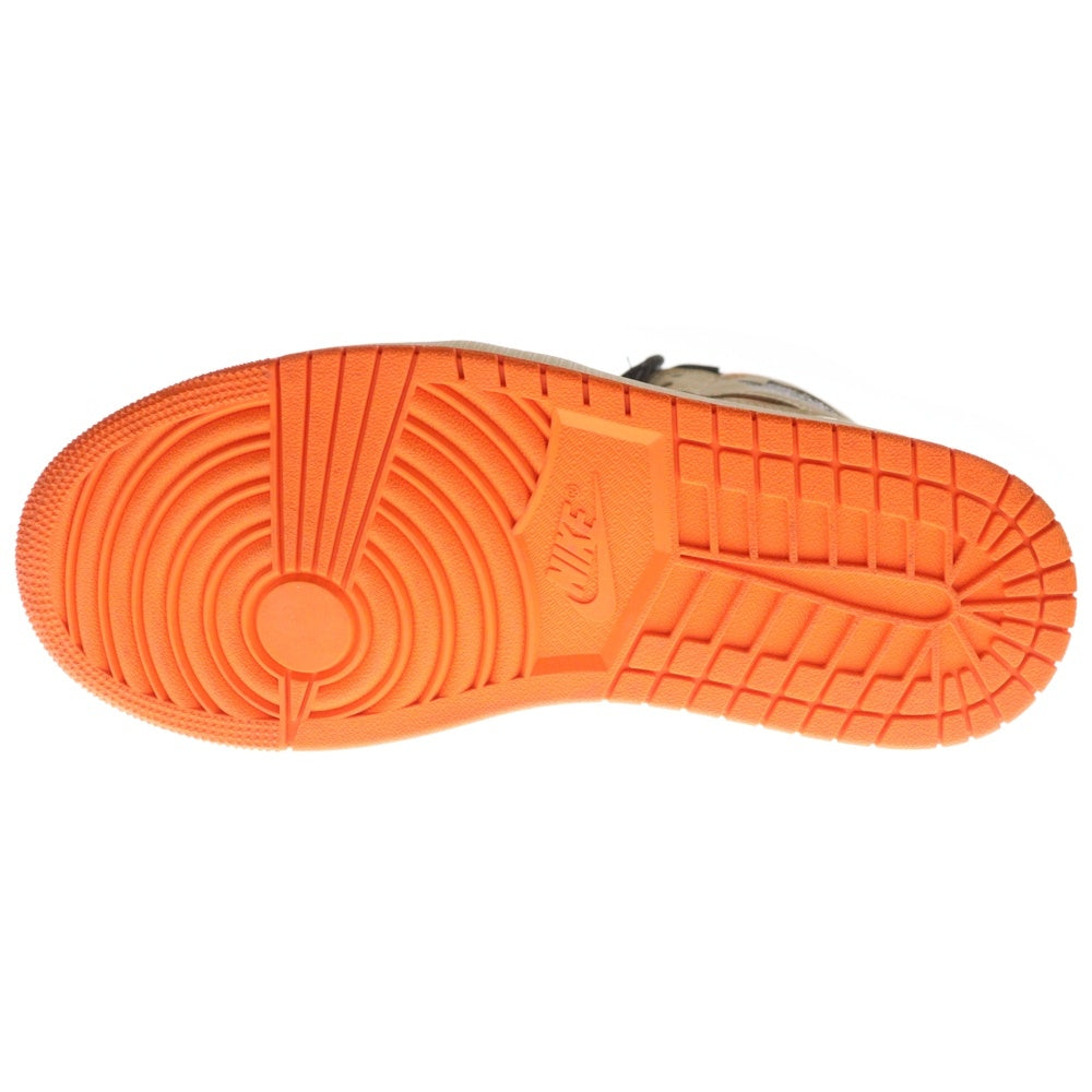 NIKE(ナイキ) AIR JORDAN 1 HIGH OG ELECTRO ORANGE 555088-180 エア ジョーダン 1 ハイ エレクトロオレンジ ハイカットスニーカー ホワイト/オレンジ US8.5/26.5cm