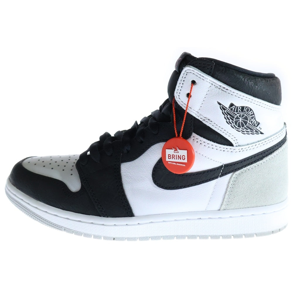 NIKE(ナイキ) AIR JORDAN 1 HIGH OG Bleached Coral 555088-108 エアジョーダン 1 ブリーチドコーラル ハイカットスニーカー ホワイト/グレー US8/26cm