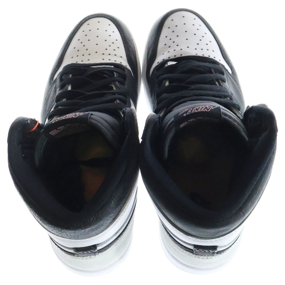 NIKE(ナイキ) AIR JORDAN 1 HIGH OG Bleached Coral 555088-108 エアジョーダン 1 ブリーチドコーラル ハイカットスニーカー ホワイト/グレー US8/26cm