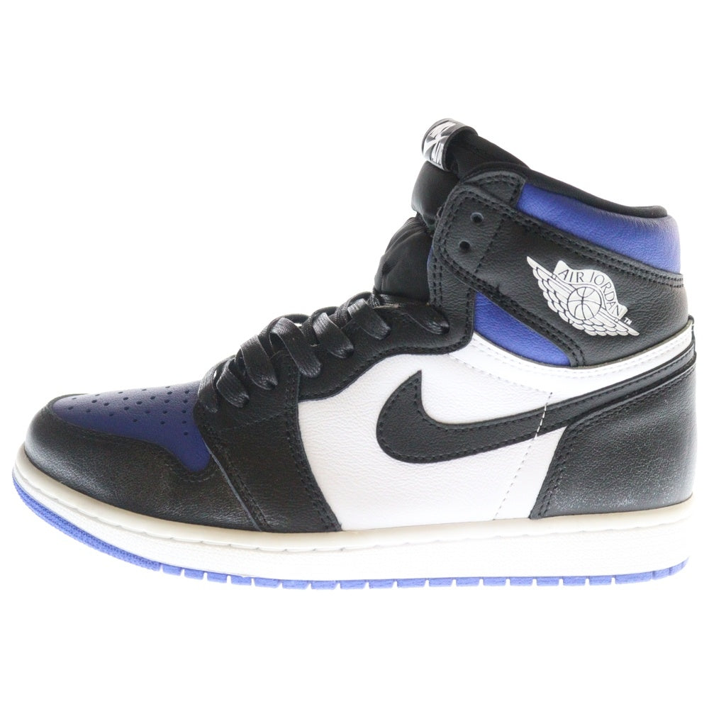 NIKE(ナイキ) AIR JORDAN1 RETRO HIGH OG ROYAL TOE 555088-041 エアジョーダン1 ロイヤルトゥ ハイカットスニーカー ホワイト/ブルー US8/26cm