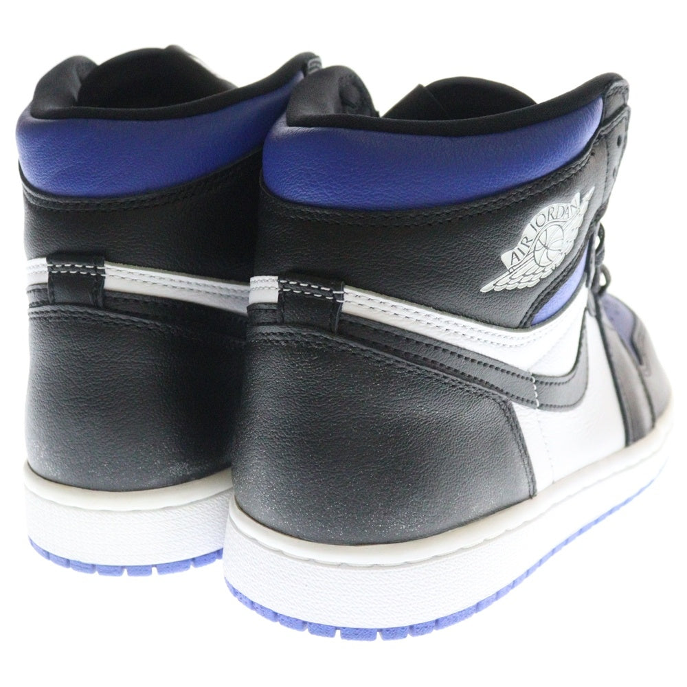 NIKE(ナイキ) AIR JORDAN1 RETRO HIGH OG ROYAL TOE 555088-041 エアジョーダン1 ロイヤルトゥ ハイカットスニーカー ホワイト/ブルー US8/26cm