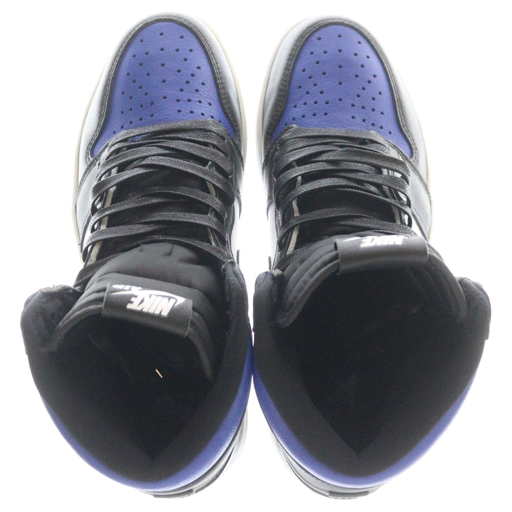 NIKE(ナイキ) AIR JORDAN1 RETRO HIGH OG ROYAL TOE 555088-041 エアジョーダン1 ロイヤルトゥ ハイカットスニーカー ホワイト/ブルー US8/26cm