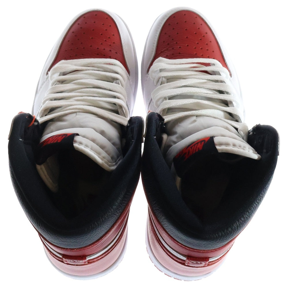 NIKE(ナイキ) AIR JORDAN 1 HIGH OG HERITAGE 555088-161 エアジョーダン 1 ヘリテージ ハイカットスニーカー ホワイト/レッド US8/26.0cm