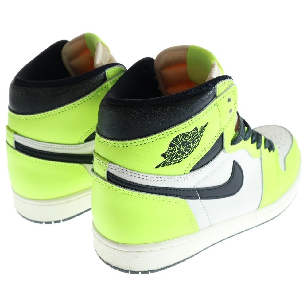 NIKE(ナイキ) AIR JORDAN 1 HIGH OG Volt Visionaire 555088-702 エアジョーダン 1 ハイカットスニーカー ボルト ヴィジョネア イエロー/ホワイト US8.5/26.5cm