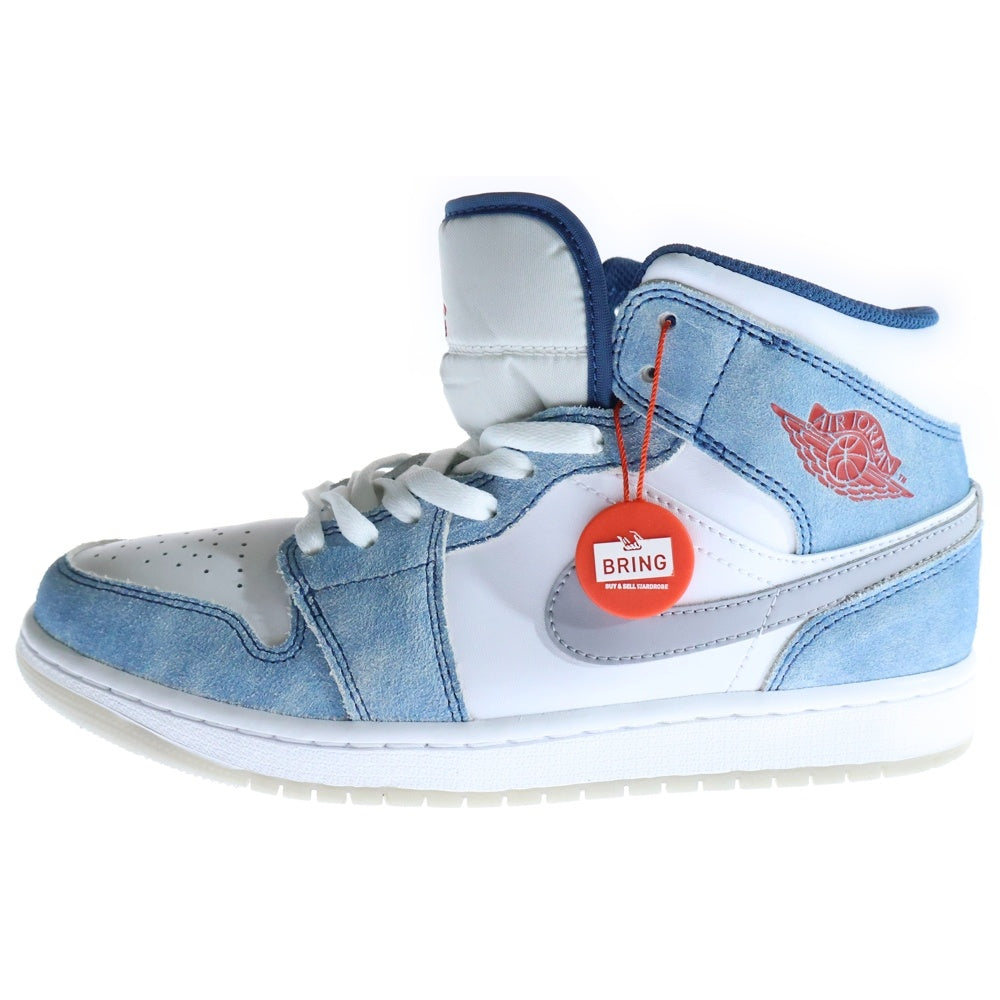 NIKE(ナイキ) AIR JORDAN 1 MID SE White Hyper Royal Red DN3706-401 ナイキ エアジョーダン1 ミッド SE ハイパーロイヤル ホワイト/ブルー/レッド US8.5/26.5cm