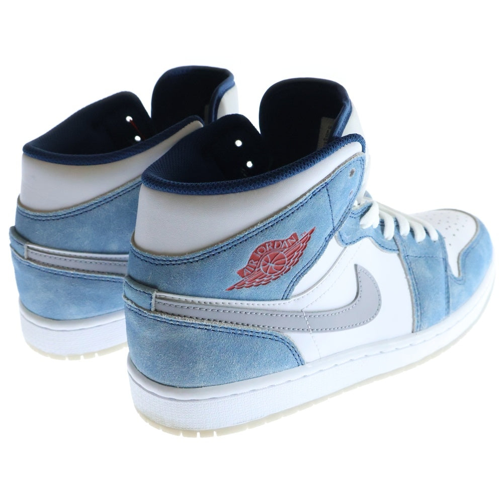 NIKE(ナイキ) AIR JORDAN 1 MID SE White Hyper Royal Red DN3706-401 ナイキ エアジョーダン1 ミッド SE ハイパーロイヤル ホワイト/ブルー/レッド US8.5/26.5cm