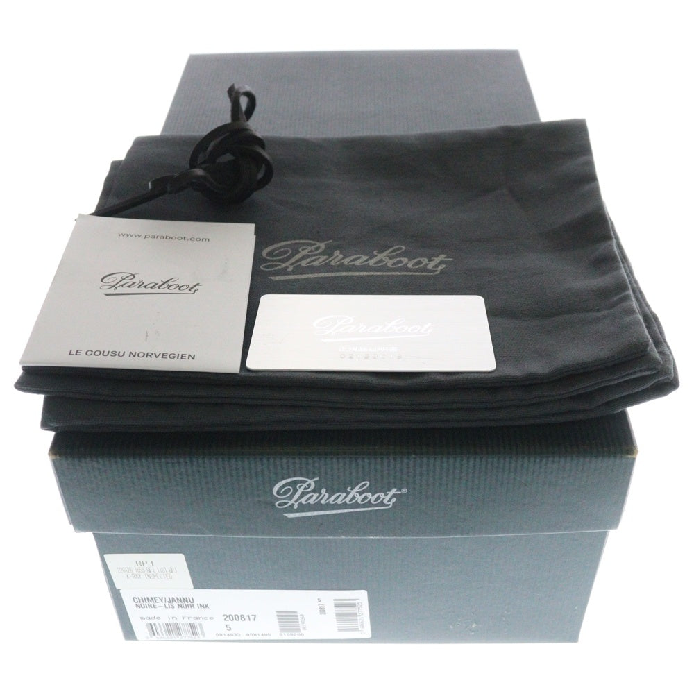 PARABOOT(パラブーツ) CHIMEY LIS NOIR INK 200817 シメイ ノワール デッキシューズ UK5