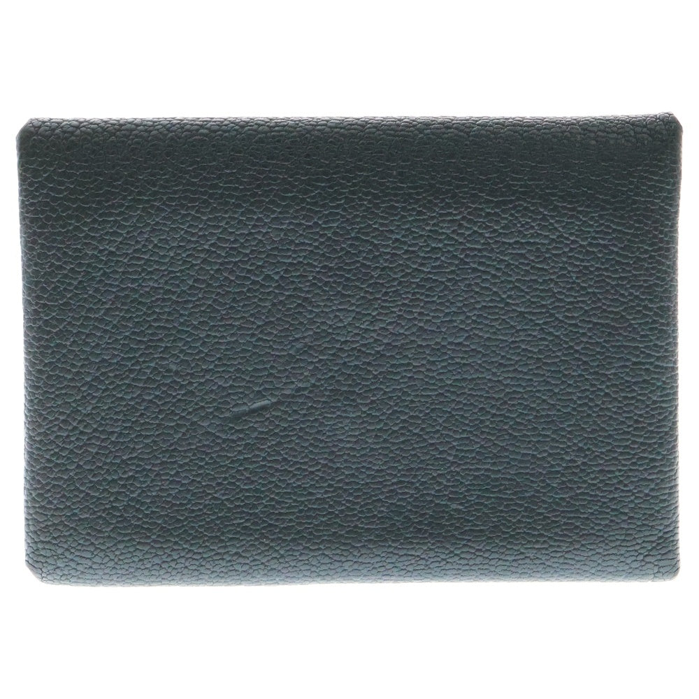 HERMES(エルメス) カルヴィ デュオ レザーカードケース コインケース エプソン W刻印 グレー