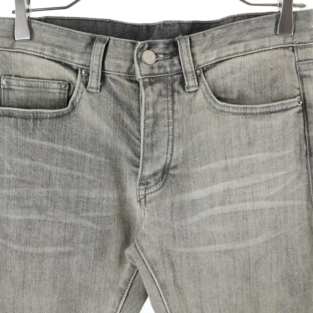 MNML(ミニマル) 裾ジッパー付き スキニーカーゴパンツ グレー