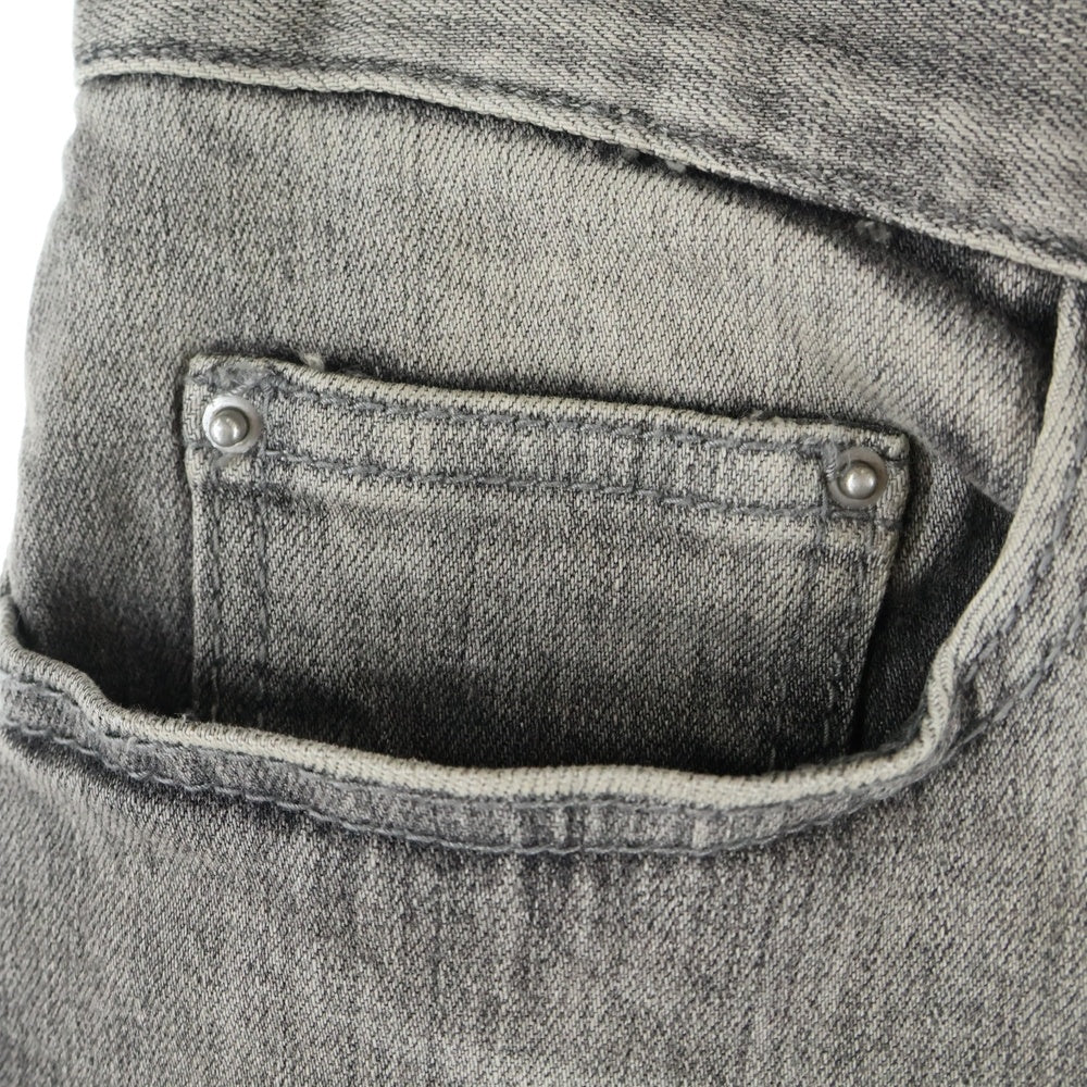 MNML(ミニマル) 裾ジッパー付き スキニーカーゴパンツ グレー