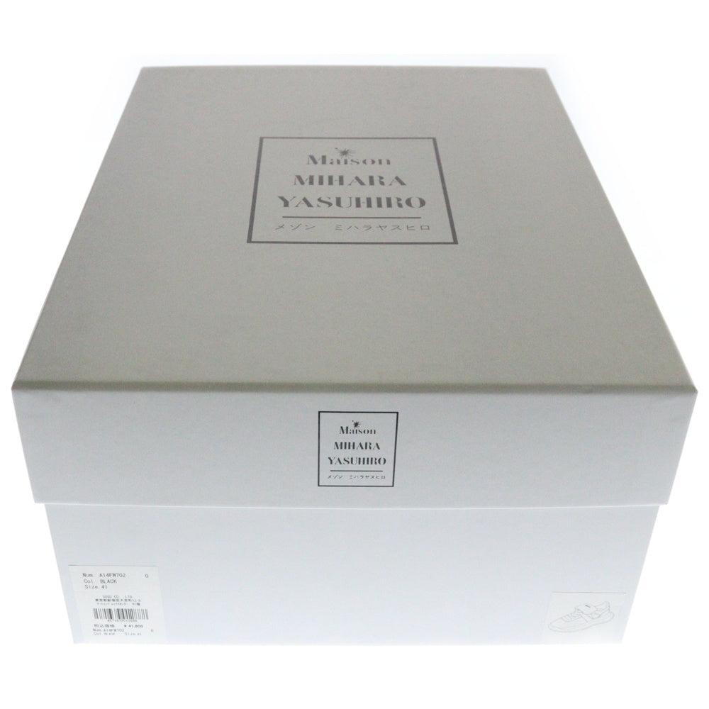 MIHARA YASUHIRO(ミハラヤスヒロ) SCOTT OG Sole Canvas Low-top Sneaker A14FW702 ローカットスニーカー ブラック/ホワイト