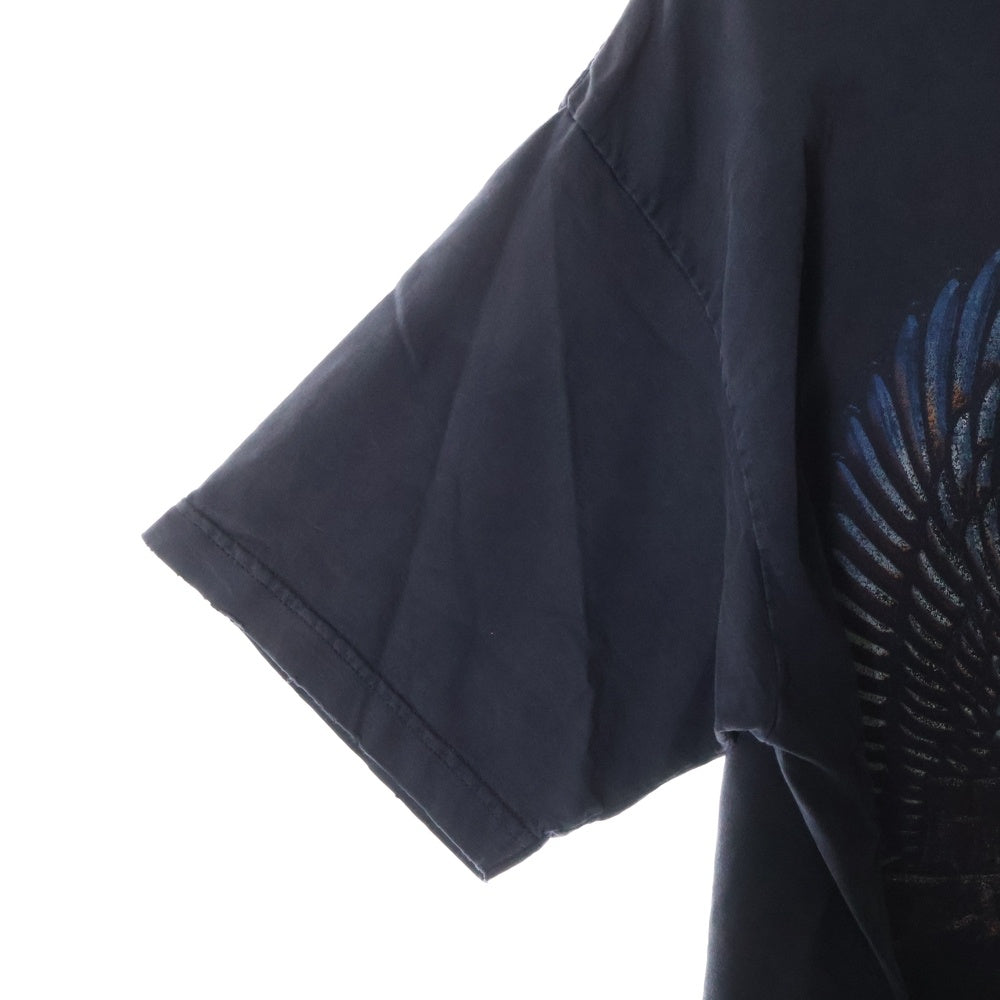 HARLEY DAVIDSON(ハーレーダビッドソン) 00s USA製 MOUNT MCKINLEY 両面プリントTシャツ 半袖カットソー ブラック