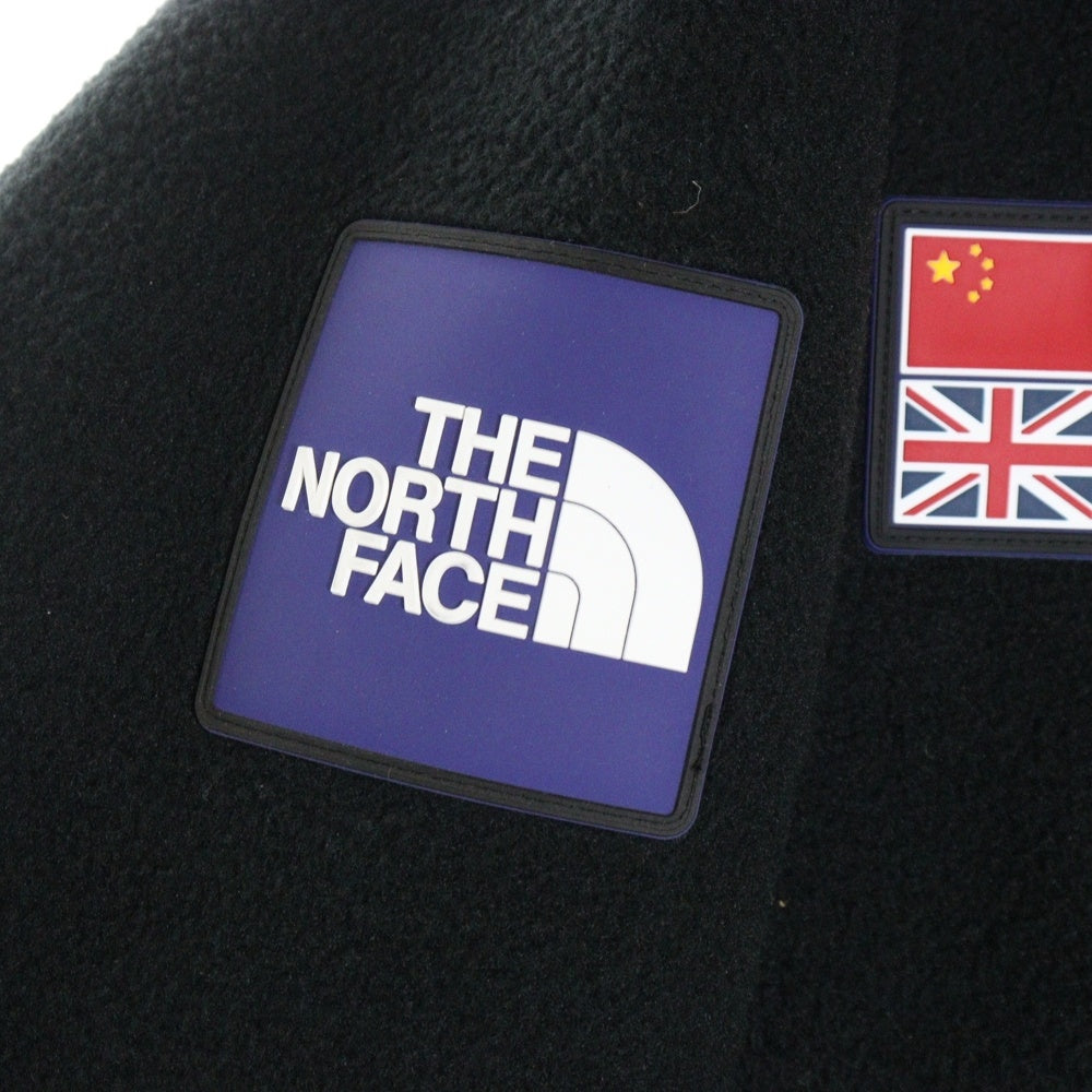 THE NORTH FACE(ザノースフェイス) TRANCE ANTERCTICA FLEECE JACKET トランスアンタークティカ ラバーワッペン付 胸ロゴ フリース ジャケット ブルゾン ブラック NA72235