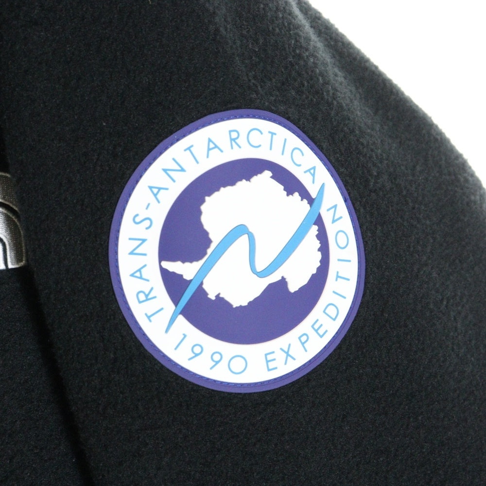 THE NORTH FACE(ザノースフェイス) TRANCE ANTERCTICA FLEECE JACKET トランスアンタークティカ ラバーワッペン付 胸ロゴ フリース ジャケット ブルゾン ブラック NA72235