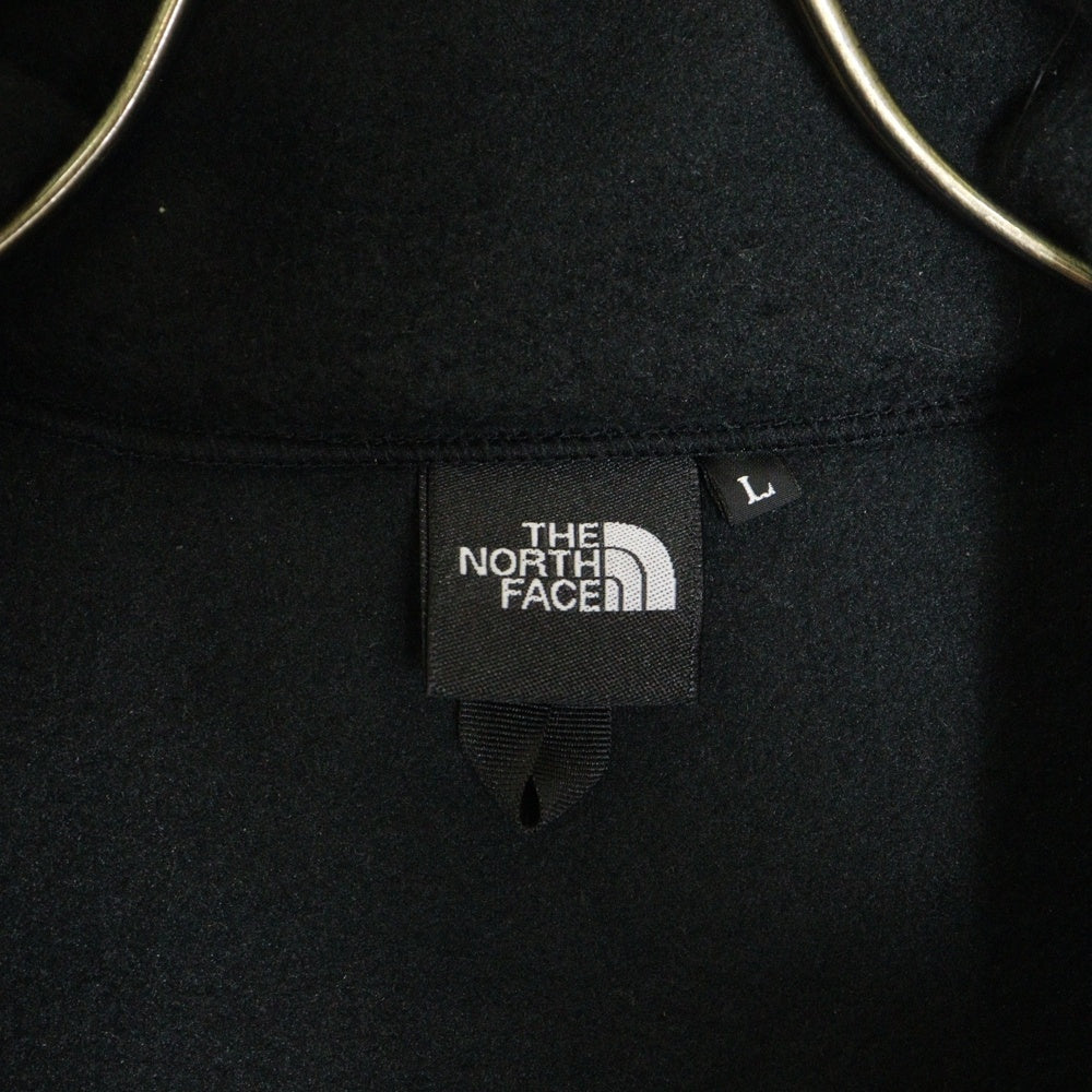 THE NORTH FACE(ザノースフェイス) TRANCE ANTERCTICA FLEECE JACKET トランスアンタークティカ ラバーワッペン付 胸ロゴ フリース ジャケット ブルゾン ブラック NA72235