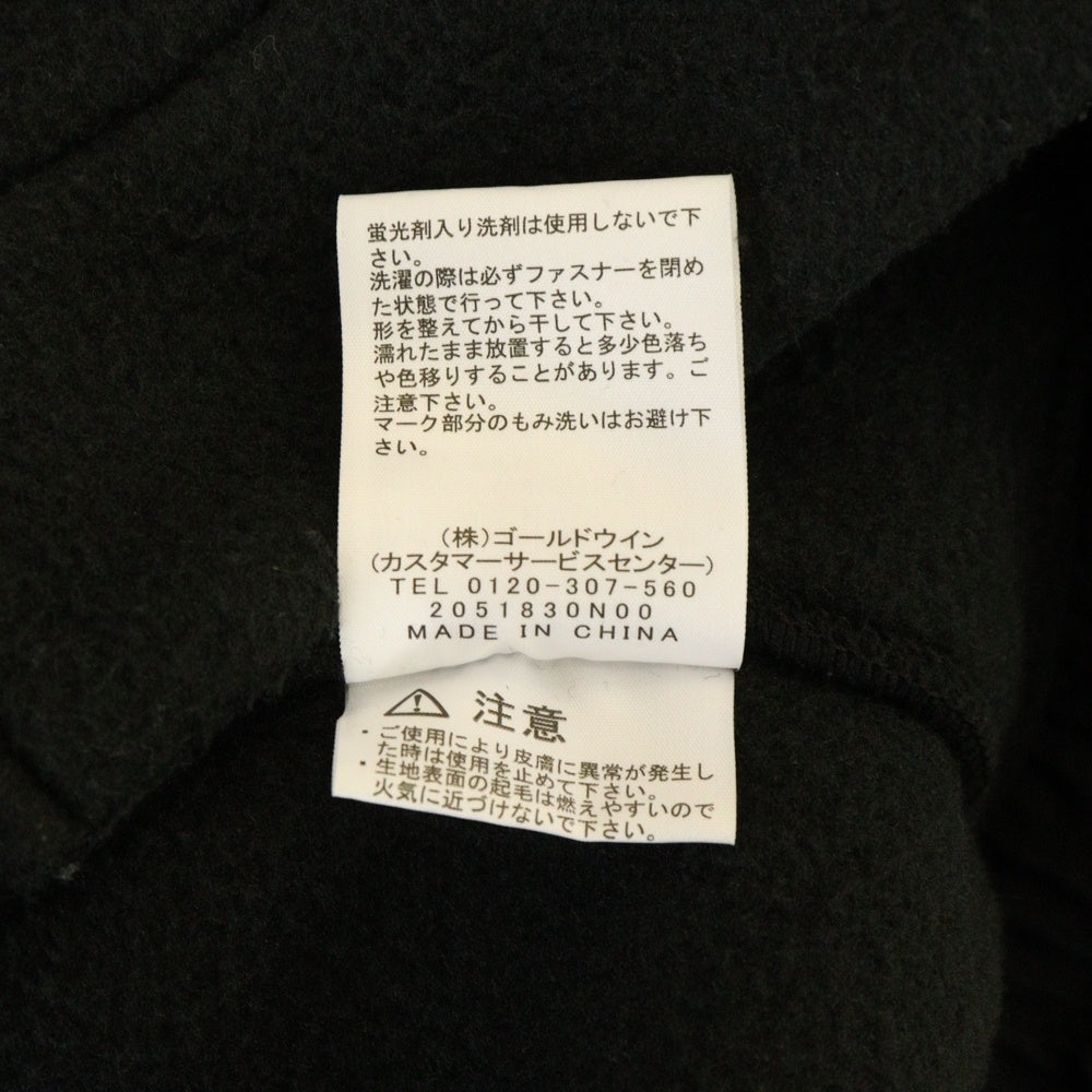 THE NORTH FACE(ザノースフェイス) TRANCE ANTERCTICA FLEECE JACKET トランスアンタークティカ ラバーワッペン付 胸ロゴ フリース ジャケット ブルゾン ブラック NA72235