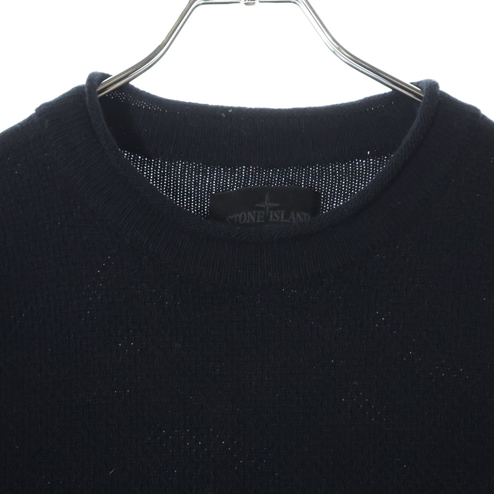 STONE ISLAND(ストーンアイランド) GHOST PIECE WOOL KNIT 7915562FA ゴーストピース ウール クルーネックニット ネイビー