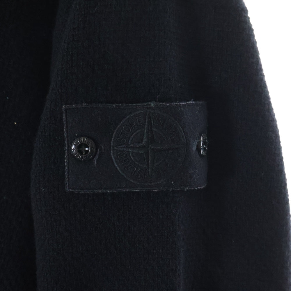 STONE ISLAND(ストーンアイランド) GHOST PIECE WOOL KNIT 7915562FA ゴーストピース ウール クルーネックニット ネイビー