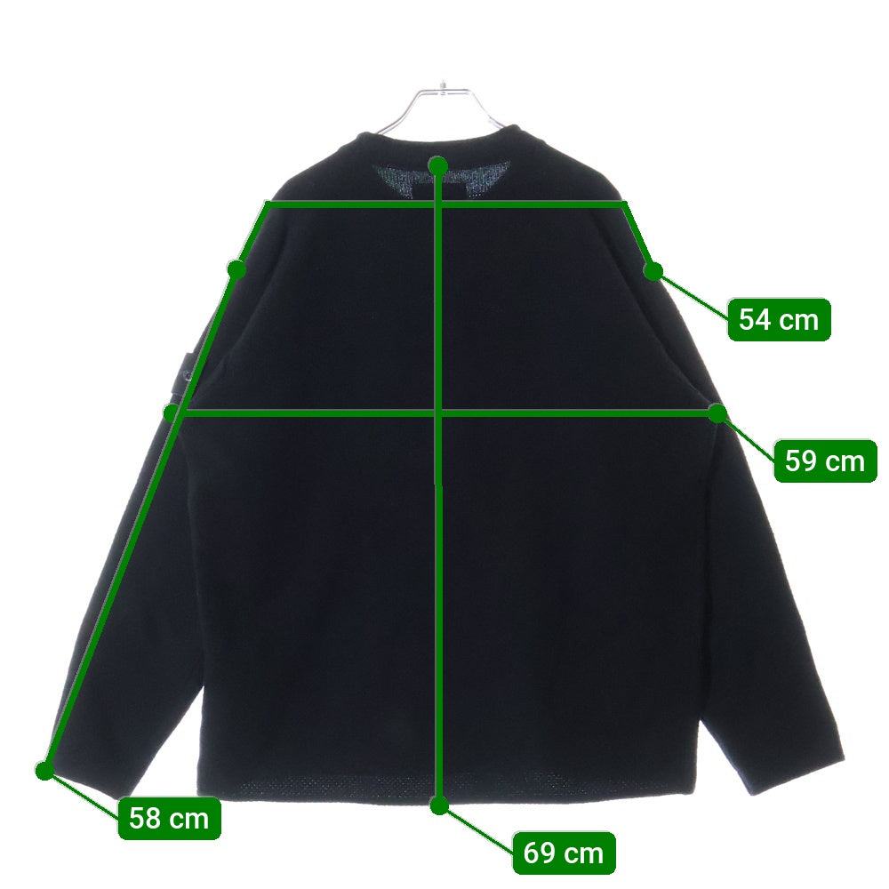 STONE ISLAND(ストーンアイランド) GHOST PIECE WOOL KNIT 7915562FA ゴーストピース ウール クルーネックニット ネイビー