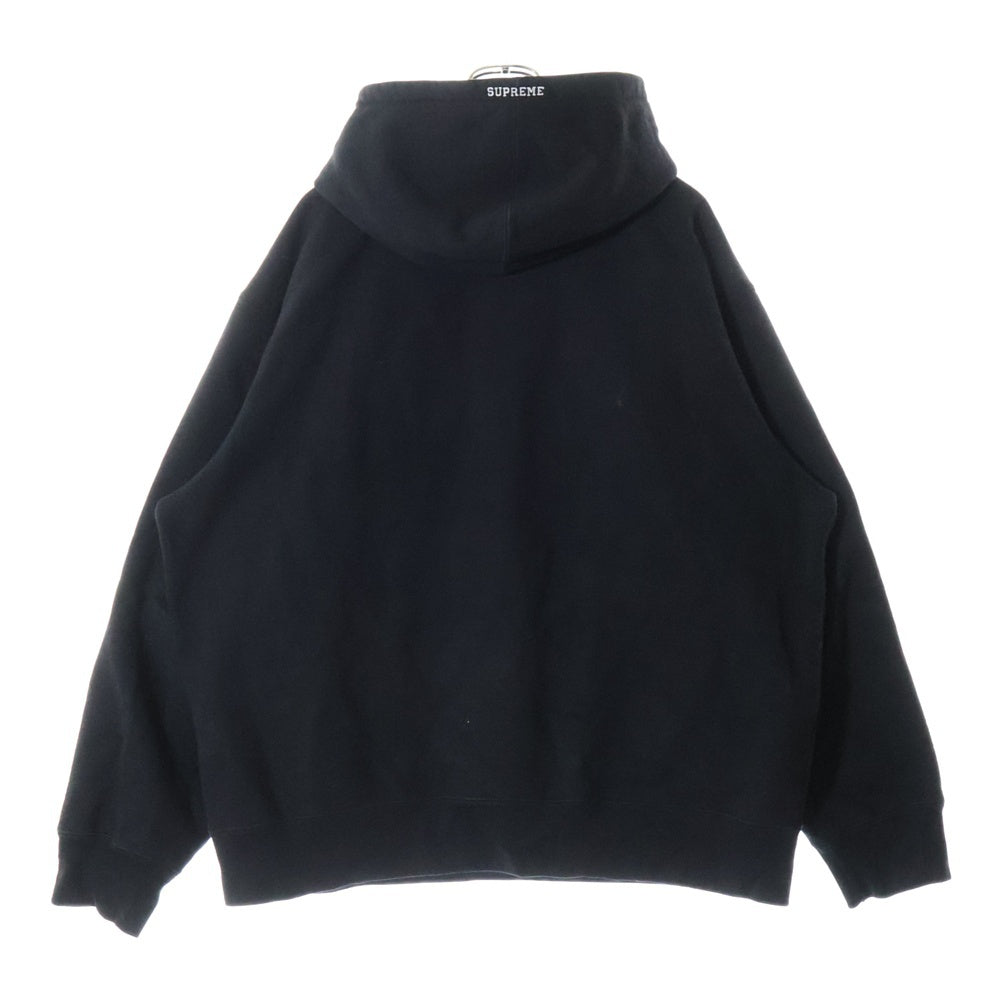 SUPREME(シュプリーム) 22AW S LOGO HOODED SWEATSHIRT Sロゴ ツノ デビル プルオーバーパーカー スウェットシャツ ブラック