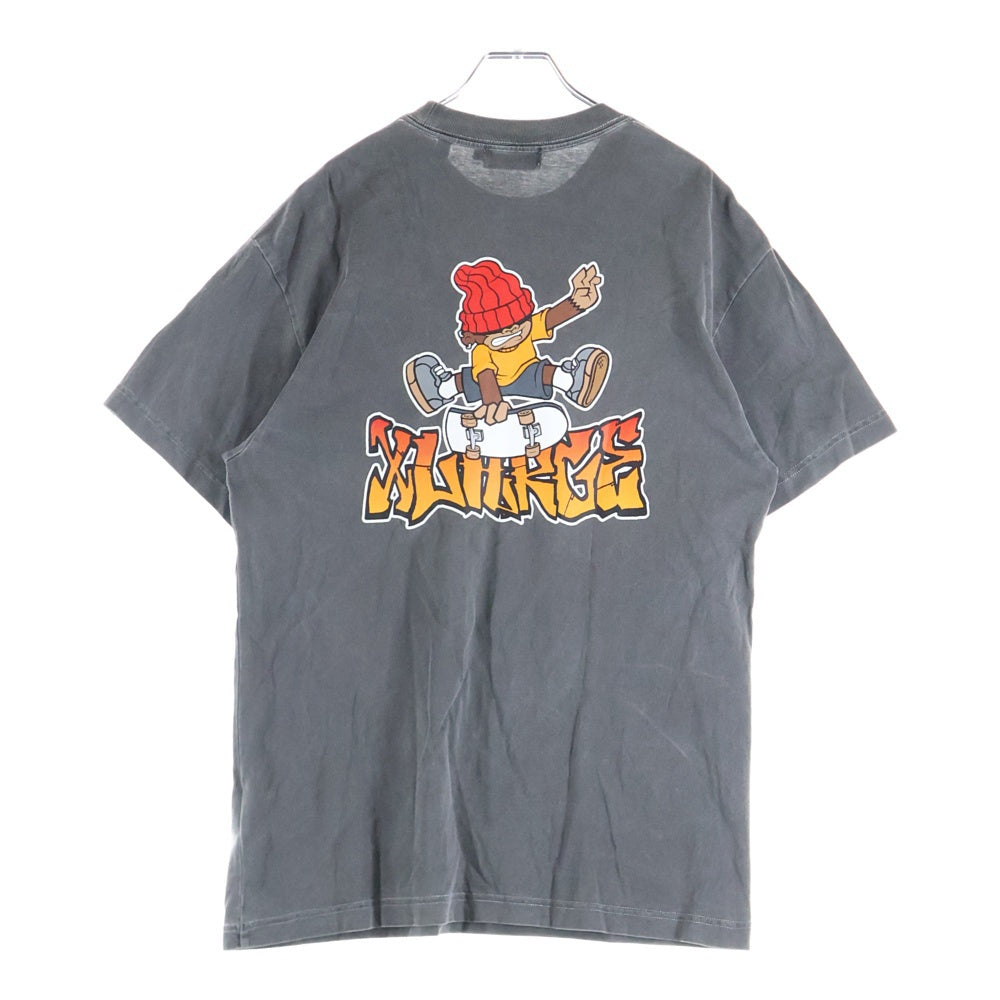 X-LARGE(エクストララージ) Skate Board Tee バックプリント 半袖Tシャツカットソー グレー