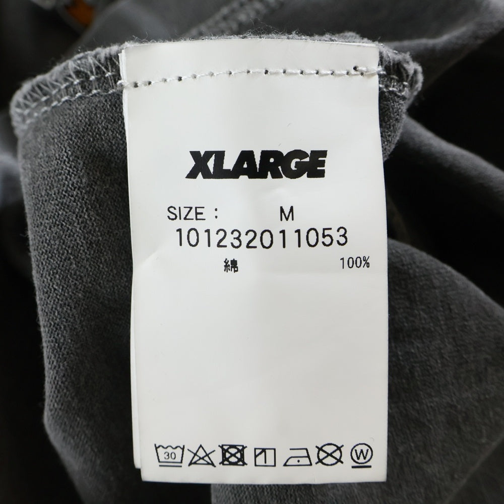 X-LARGE(エクストララージ) Skate Board Tee バックプリント 半袖Tシャツカットソー グレー