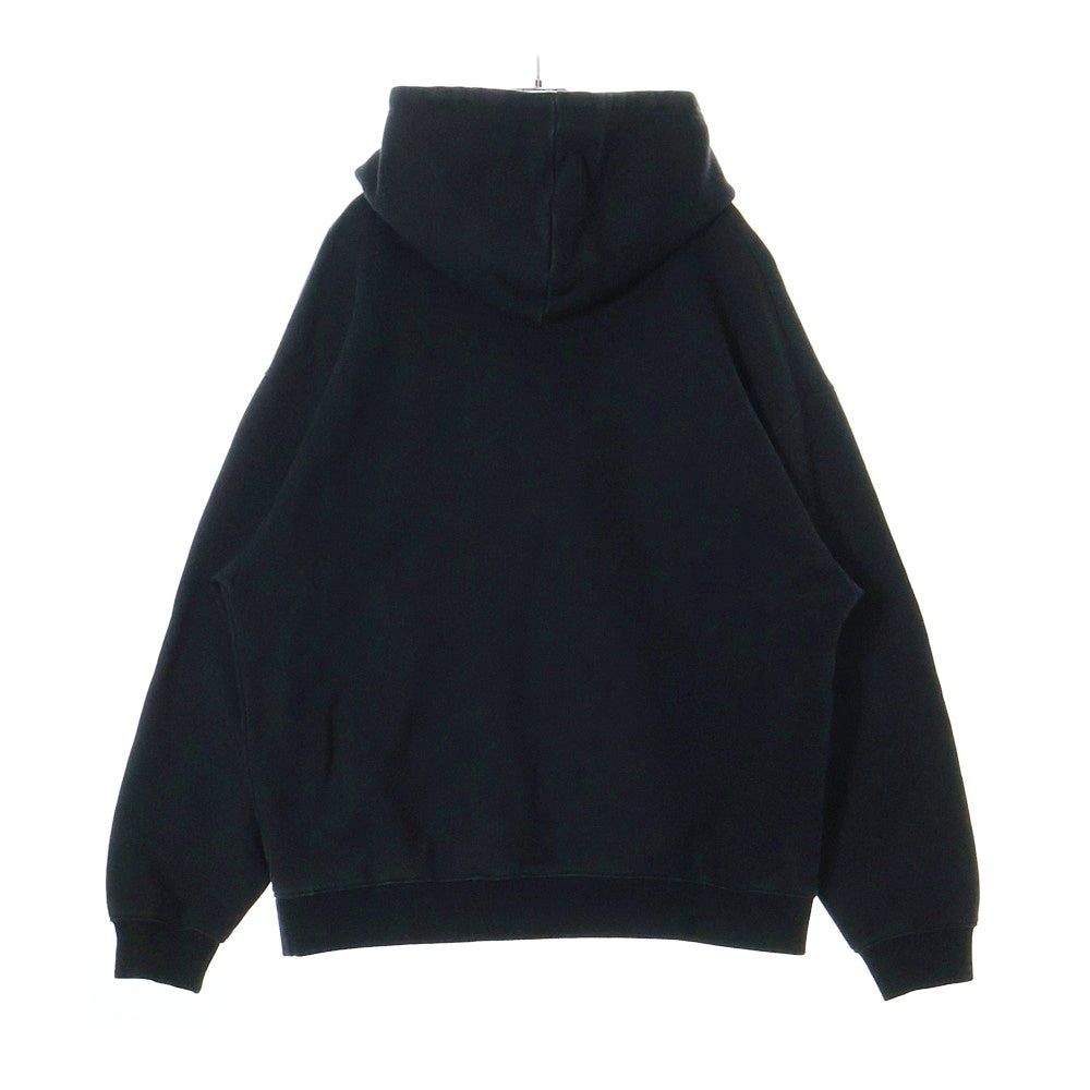 IDEASWAM(イデアスワム) SNAKE LOGO HOODIE スネイクロゴ 刺繍 フーディー ブラック