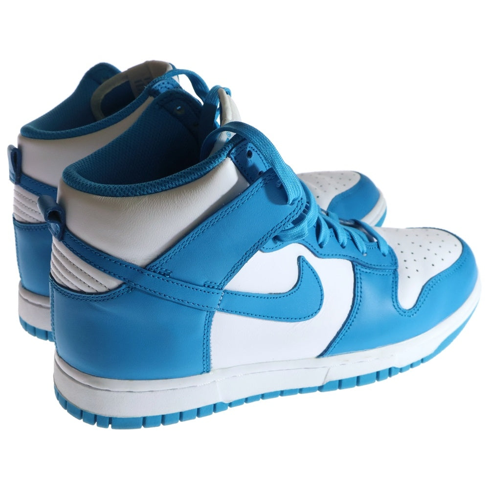 NIKE(ナイキ) DUNK HIGH RETRO CHAMPIONSHIP BLUE DD1399-400 ダンク レトロ チャンピオンシップブルー ハイカットスニーカー ホワイト/ブルー US7.5/25.5cm