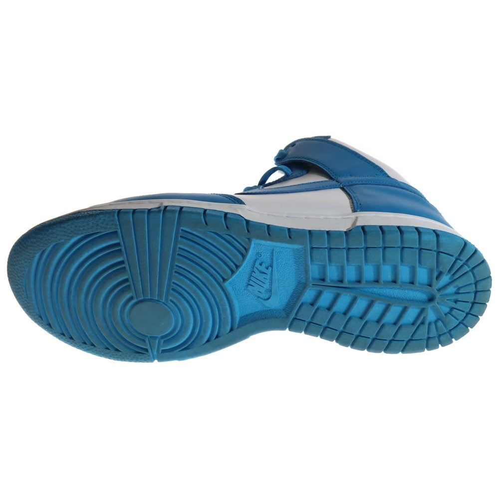 NIKE(ナイキ) DUNK HIGH RETRO CHAMPIONSHIP BLUE DD1399-400 ダンク レトロ チャンピオンシップブルー ハイカットスニーカー ホワイト/ブルー US7.5/25.5cm