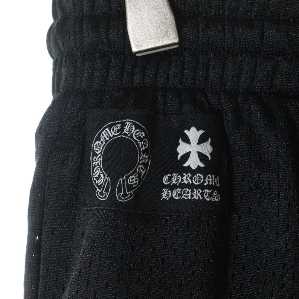 CHROME HEARTS(クロムハーツ) MESH WARM UP JERSEY CHプリントメッシュハーフパンツ ブラック