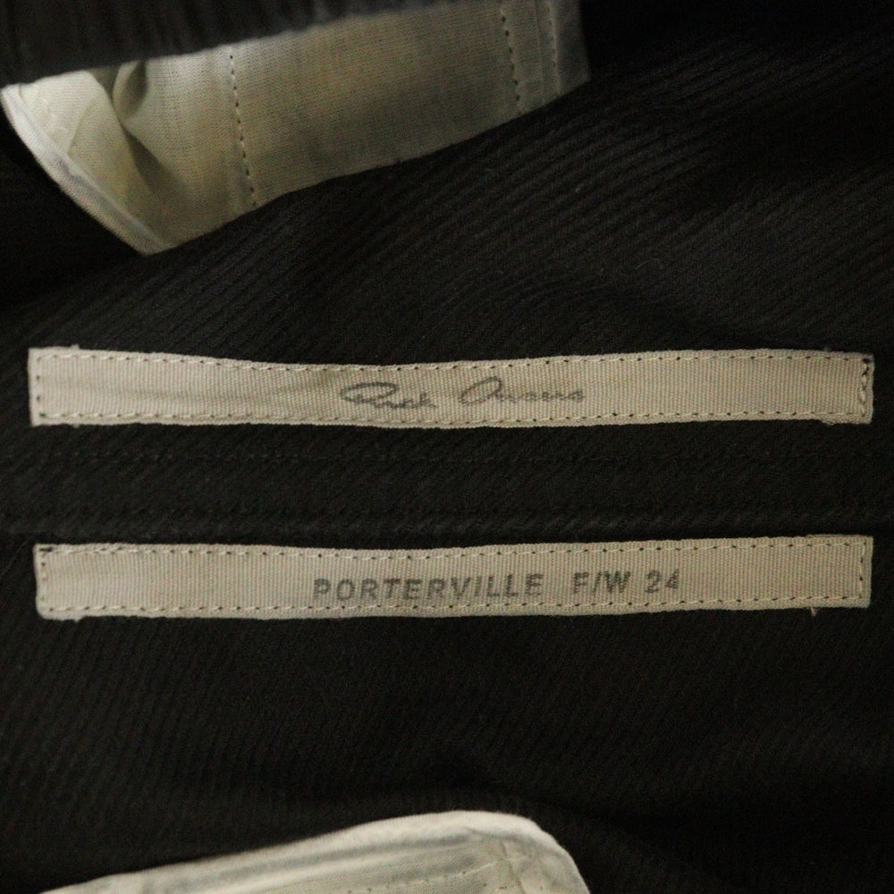 Rick Owens(リックオウエンス) 24AW PORTERVILLE BAUHAUS BELA バウハウス ベラ カーゴショーツ ハーフパンツ ブラック RU02D6392-TB
