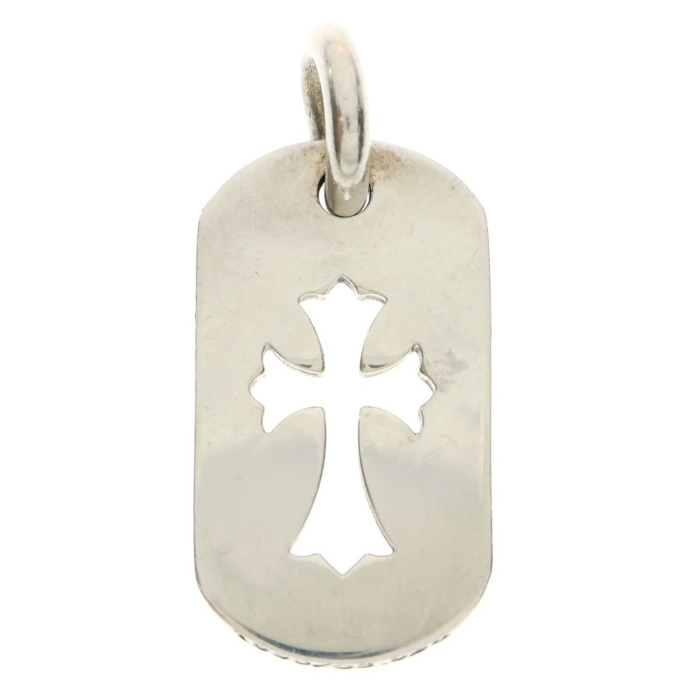 CHROME HEARTS(クロムハーツ) D TAG SML CO CRS カットアウトクロスドッグタグ スモール ペンダントトップ シルバー BCA242