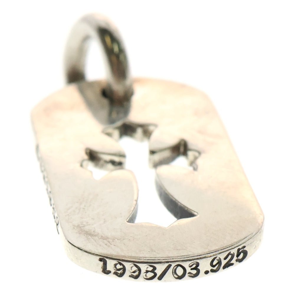 CHROME HEARTS(クロムハーツ) D TAG SML CO CRS カットアウトクロスドッグタグ スモール ペンダントトップ シルバー BCA242