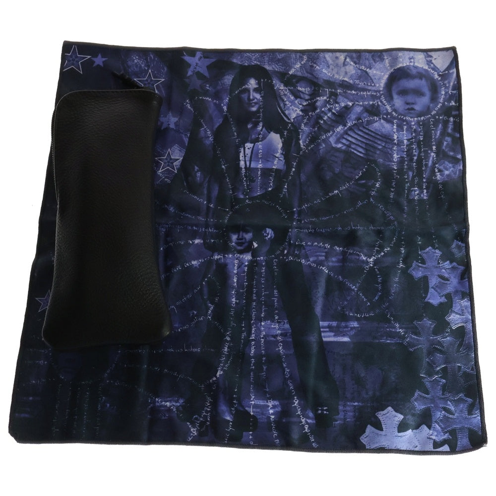 CHROME HEARTS(クロムハーツ) VERTICAL SMILE II サイドエタニティハーフリム サングラス メガネ ブラック/シルバー