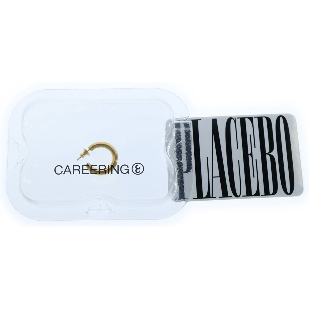 CAREERING(キャリアリング) PLACEBO 701(YW) シルバー92518Kポスト プラシーボピアス ゴールド