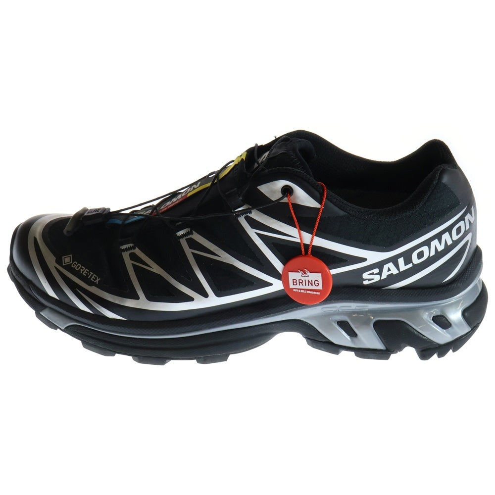 SALOMON(サロモン) XT-6 GTX GORE-TEX 474506 ゴアテックス ローカット スニーカー ブラック/シルバー US11/29cm