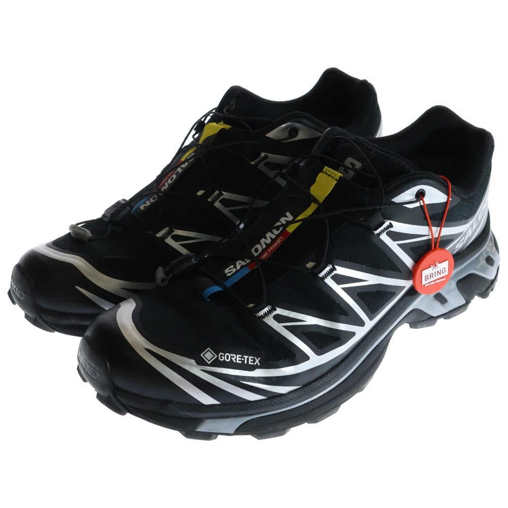 SALOMON(サロモン) XT-6 GTX GORE-TEX 474506 ゴアテックス ローカット スニーカー ブラック/シルバー US11/29cm