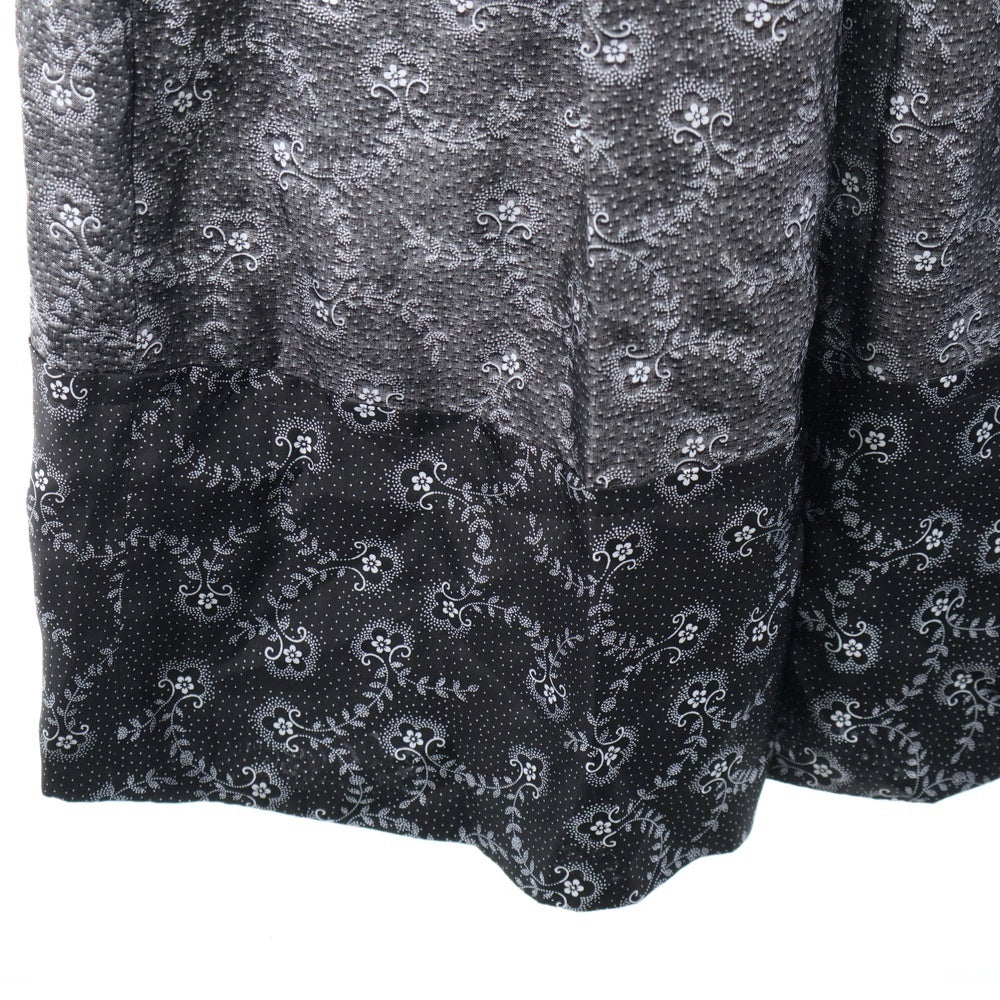 tricot COMME des GARCONS(トリコ コム デ ギャルソン) 16AW キュプラ 花柄 ノースリーブワンピース ブラック レディース TR-O011