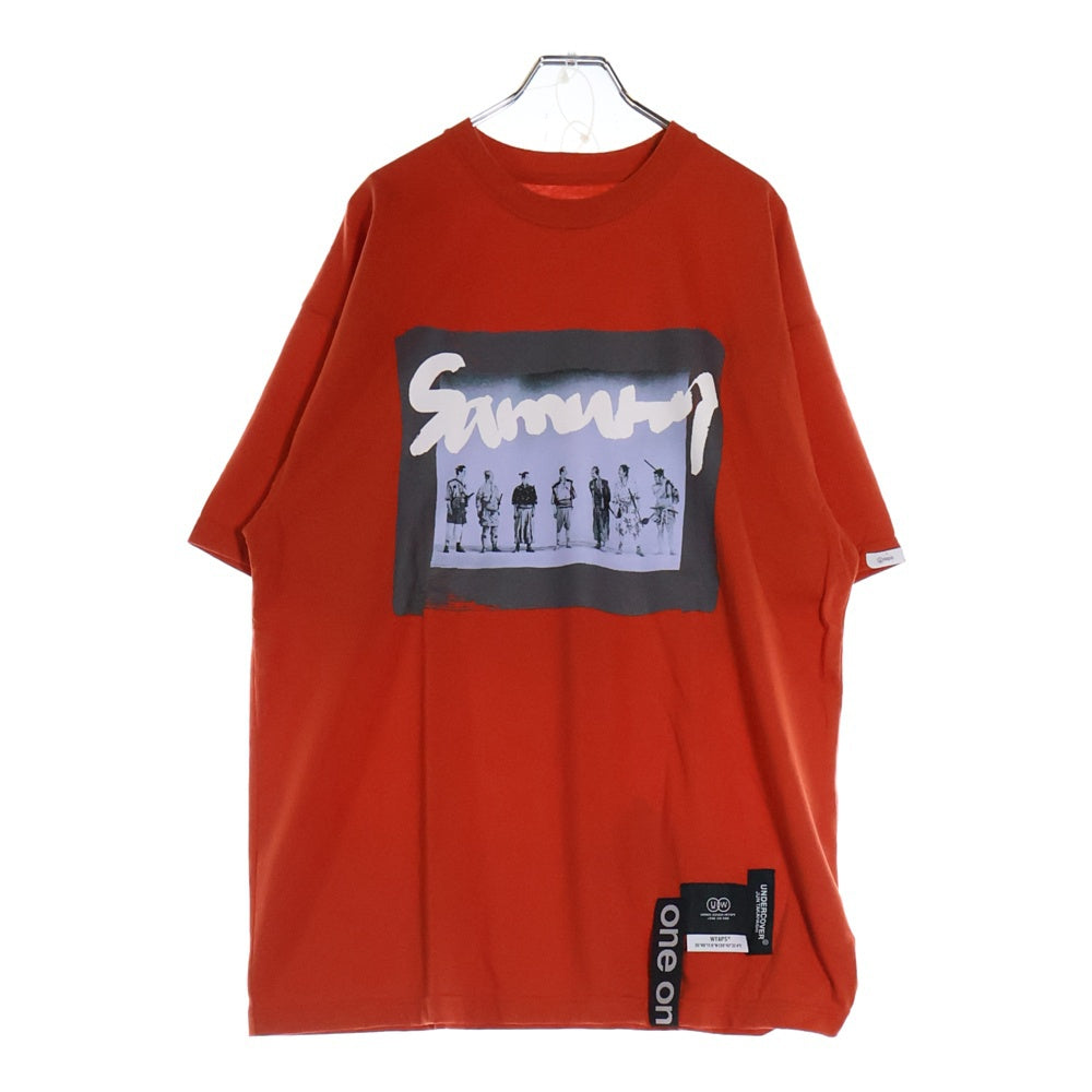 WTAPS(ダブルタップス) 25SS ×UNDERCOVER 七人の侍プリントTシャツ UC2E9802-6 レッド