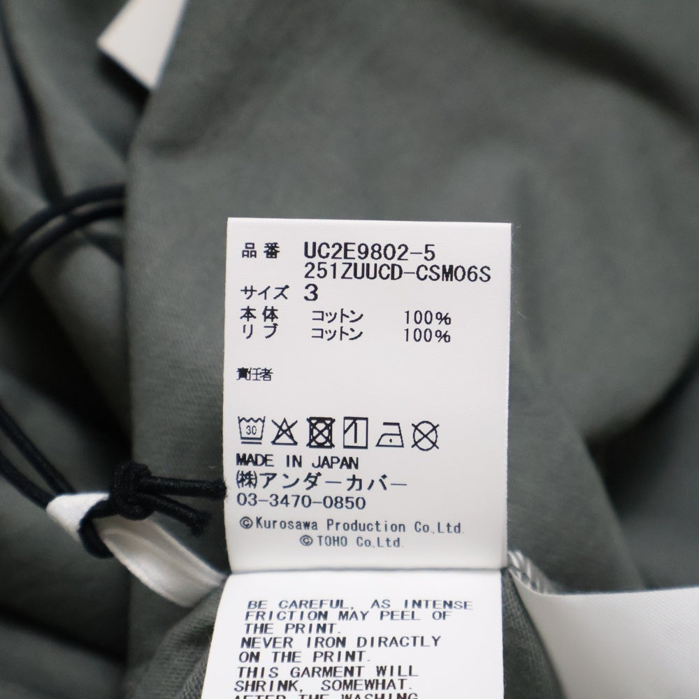 WTAPS(ダブルタップス) 25SS xUNDERCOVER 七人の侍プリントTシャツUC2E9802-5 チャコールグレー